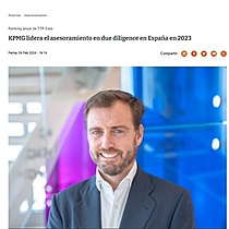 KPMG lidera el asesoramiento en due diligence en Espaa en 2023